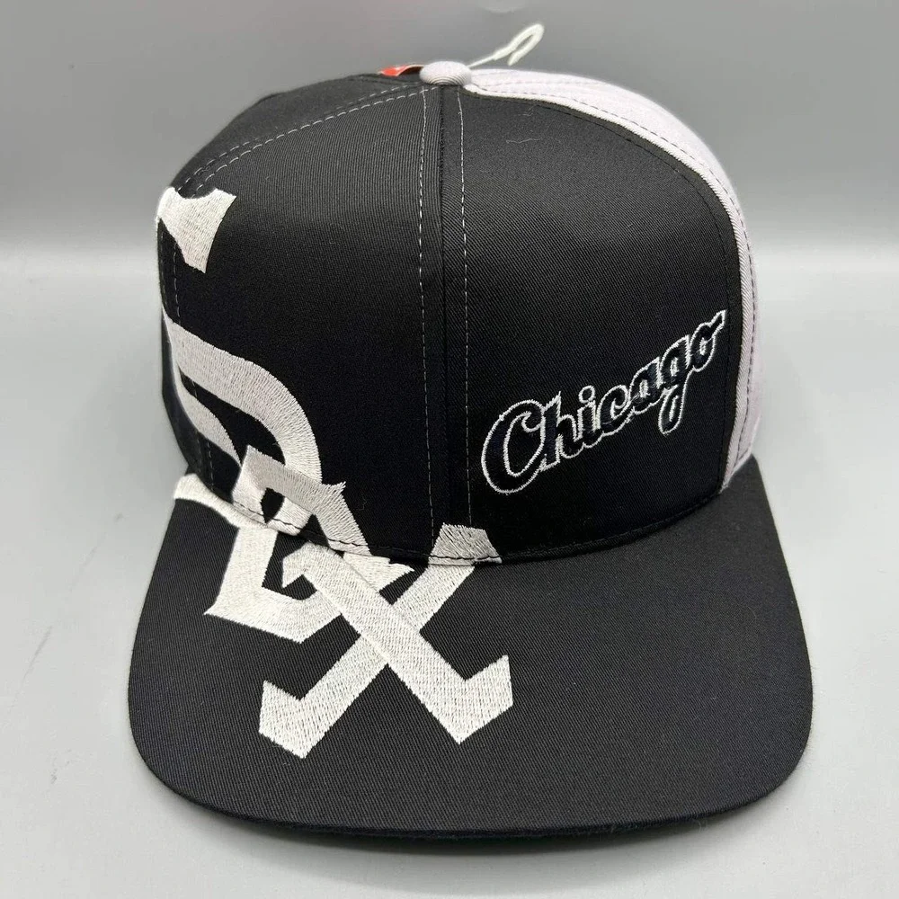 Vintage Chicago White Sox MLB Hat Men Twins Enterprise Snap Back Cap New